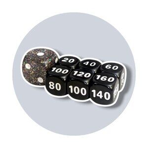 Trainer's Toolkit 2020 Pokemon Collectible Damage Dice: Black and White